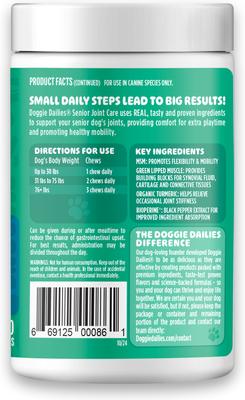Advanced Smoked Duck Flavored Soft Chew Hip & Joint Supplement for Senior Dogs, 120 count
