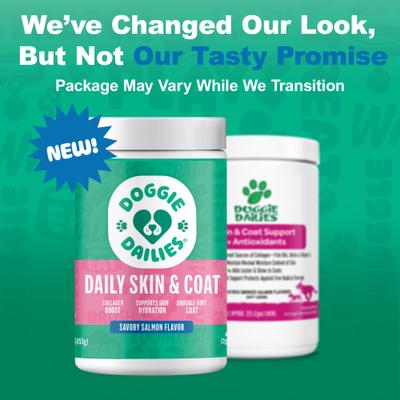 Salmon Flavored Skin & Coat Dog Supplements, 225 count