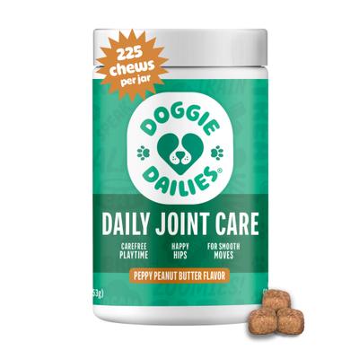 Advanced Peanut Butter flavored Soft Chews Hip & Joint Supplement for Dogs, 225 count