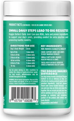 Advanced Peanut Butter flavored Soft Chews Hip & Joint Supplement for Dogs, 225 count