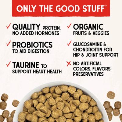 Raw Coated Wholesome Grains Cage-Free Chicken Recipe with Pumpkin & Quinoa Puppy Dry Dog Food, 22-lb bag