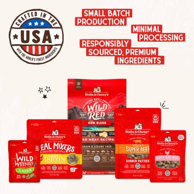 Stella & Chewy's, Raw Blend Kibble Grain-Free para perros, varios sabores, 1.59 / 4.54 / 9.98 kg