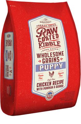 Raw Coated Wholesome Grains Cage-Free Chicken Recipe with Pumpkin & Quinoa Puppy Dry Dog Food, 22-lb bag