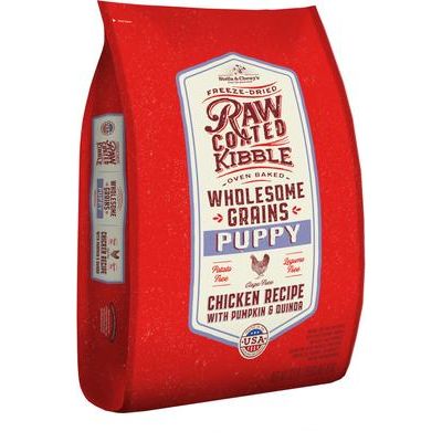 Stella & Chewy's Raw Coated Wholesome Grains para Cachorros, Pollo + Calabaza + Quinoa, 9.98 kg