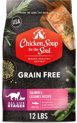 Salmon & Legumes Recipe Grain-Free Dry Cat Food, 12-lb bag
