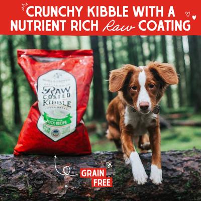 Raw Coated Cage-Free Duck Recipe Grain-Free Dry Dog Food, 3.5-lb bag