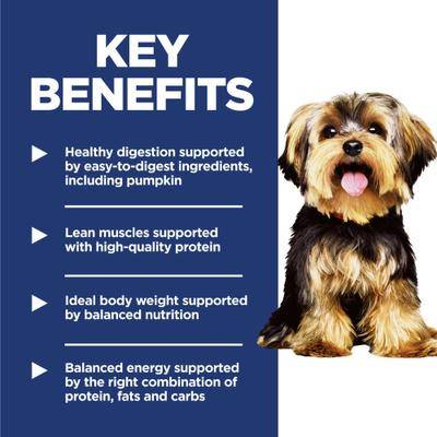 Adult Small Breed & Mini Breed Chicken Meal & Rice Recipe Dry Dog Food, 15.5-lb bag