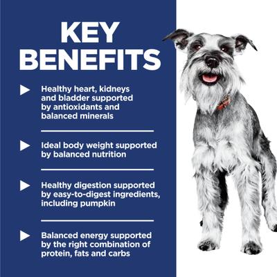 Alimento seco para perros mayores de 7 años, razas pequeñas y mini, con receta de harina de pollo, cebada y arroz integral, bolsa de 4.5 lb