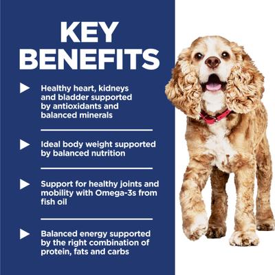 Senior Adult 11+ Small Breed & Mini Breed Chicken Meal, Barley & Brown Rice Recipe Dry Dog Food, 4.5-lb bag