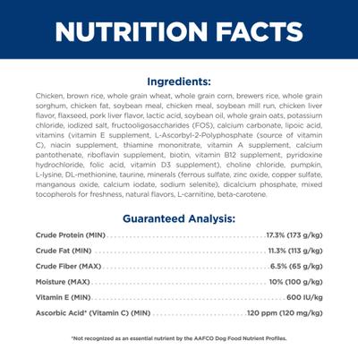 Senior Adult 7+ Small Breed & Mini Breed Chicken Meal, Barley & Brown Rice Recipe Dry Dog Food, 4.5-lb bag