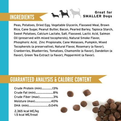 Training Rewards Soft & Chewy Puppy Peanut Butter Dog Treats, Mini, 4-oz bag