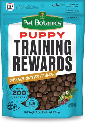 Training Rewards Soft & Chewy Puppy Peanut Butter Dog Treats, Mini, 4-oz bag