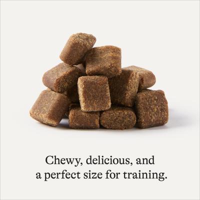 Paquete: alimento seco Purina ONE SmartBlend para cachorros de razas grandes + premios de entrenamiento suaves y masticables sin cereales con receta de carne de res American Journey