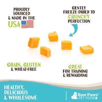 Freeze-Dried Cheddar Cheese Dog Treats, 3-oz