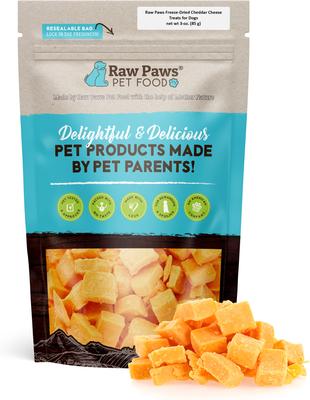 Golosinas para perros con queso cheddar liofilizado, 3 oz