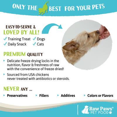 Freeze-Dried Chicken Breast Dog & Cat Treats, 4-oz