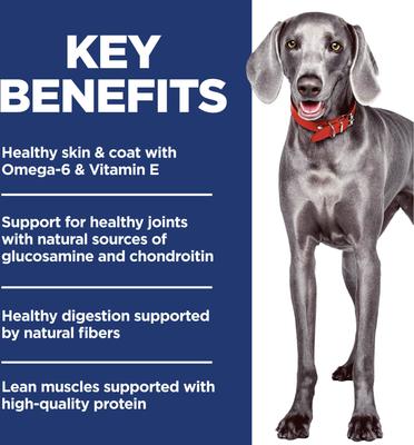 Adult 1-5 Large Breed Chicken & Brown Rice Recipe No Corn, Wheat or Soy Dry Dog Food, 30-lb bag