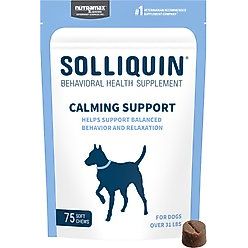 Solliquin Calming Behavioral Health Soft Chews, tamaño Grande. 75 chews. - Nutramax