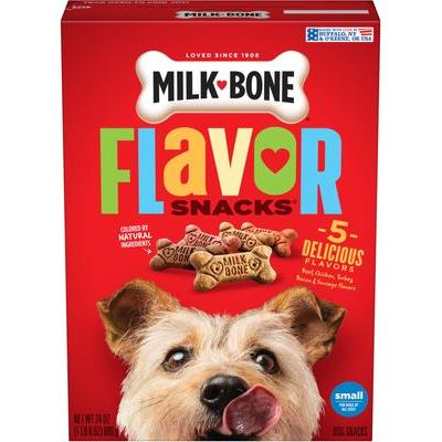 Galletas Flavor Snacks para perros pequeños, caja de 7 lb