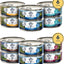 Bundle: ZIWI Peak Chicken, Mackerel & Lamb, Lamb Variety Pack Grain-Free Pate Canned Food, 3-oz can, case of 6 + Venison, Beef, Lamb Variety Pack Grain-Free Pate Canned Cat Food, 3-oz can, case of 6