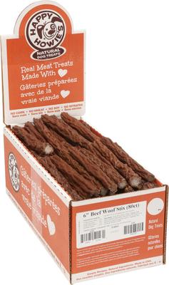 6-in Beef Woof Stix Dog Treats, 80 count