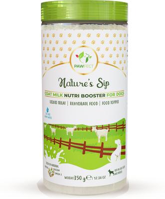 Nature's Sip 100% Goat Milk Powder Joint Supplement for Dogs, 10-oz jar