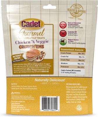 Gourmet Homestyle Lotus Root Crunch'ems Chicken 'N Veggie Flavor Dog Treats, 10 count
