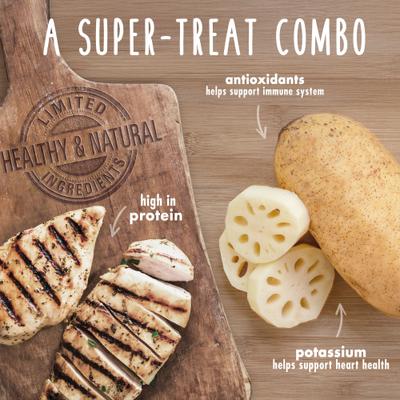 Gourmet Homestyle Lotus Root Crunch'ems Chicken 'N Veggie Flavor Dog Treats, 10 count