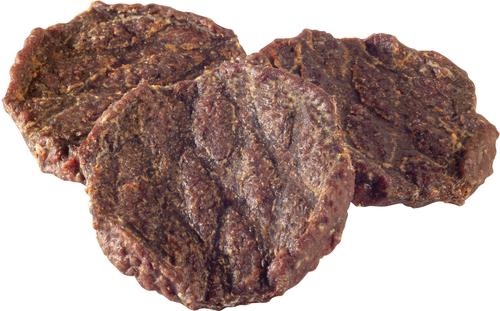 Golosinas para perros de hamburguesas de carne de 2 pulgadas, 126 unidades