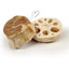 Golosinas para perros Gourmet Homestyle Lotus Root Crunch'ems con sabor a pollo y verduras, 10 unidades