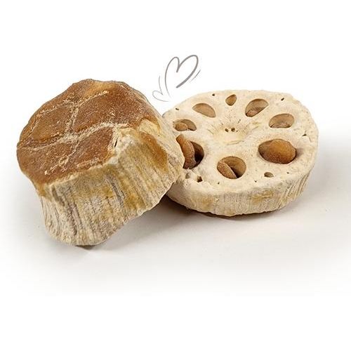 Golosinas para perros Gourmet Homestyle Lotus Root Crunch'ems con sabor a pollo y verduras, 10 unidades