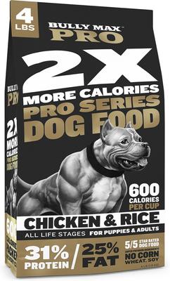 Pro 2X High Calorie Chicken Dry Dog Food, 4-lb bag