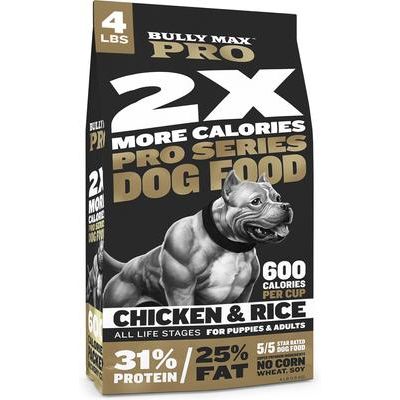 Alimento seco para perros Pro 2X High Calorie Chicken, bolsa de 4 lb