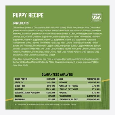 Comida seca para perros Explorer Puppy Formula, bolsa de 40 lb