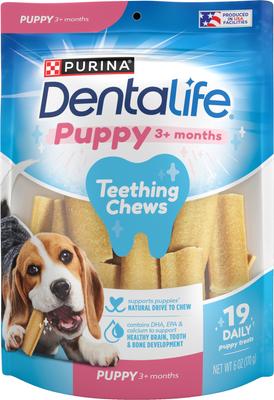 Chicken Flavored Puppy Teething Dental Chews, 19 count