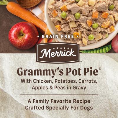 Grain-Free Wet Dog Food Grammy's Pot Pie, 12.7-oz can, case of 12