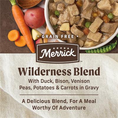 Grain-Free Wet Dog Food Wilderness Blend, 12.7-oz can, case of 12