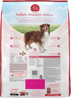+Plus Adult Skin & Coat Formula Dry Dog Food, 16.5-lb bag