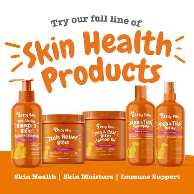 Wild Alaskan Omega-3 Salmon Oil Liquid Skin & Coat Supplement for Dogs & Cats, 16-fl oz bottle, bundle of 3