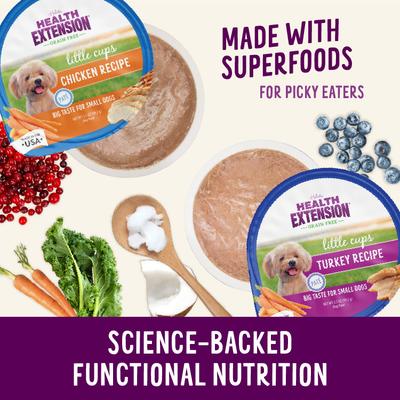 Little Cups Chicken & Turkey Recipe Variety Pack Small Breed Grain-Free Wet Puppy Food, 3.5-oz can, case of 12