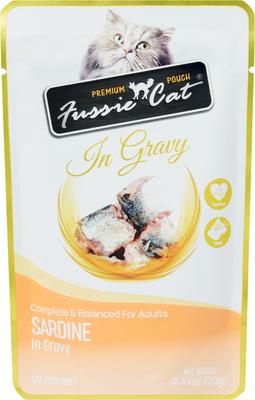 Premium Sardine in Gravy Wet Cat Food, 2.47-oz pouch, case of 12