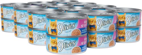 Meaty Pate with Real Ocean Whitefish & Tuna Pate Wet Kitten Food, 5.5-oz can, case of 24