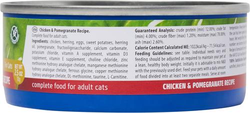 N&D Prime Chicken & Pomegranate Grain-Free Wet Cat Food, 2.46-oz can, case of 24
