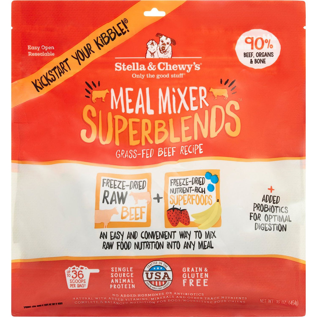 SuperBlends Meal Mixers Res Alimentada con Pasto 454 g