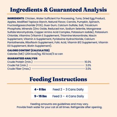 Flavorful Feast Indoor Recipe with Real Chicken Grain-Free Gravy Pate Wet Cat Food, 3-oz can, case of 3