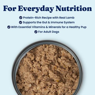Nutrientboost Hund-n-Flocken Lamb Recipe with Healthy Whole Grains Wet Dog Food, 12.5-oz can, case of 6