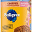 Paquete: Alimento seco Pedigree Puppy Growth & Protection con sabor a pollo y vegetales + Comida húmeda enlatada para cachorros con pollo y carne picada