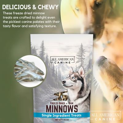 Minnows Freeze-Dried Dog Treats, 1.25-oz bag