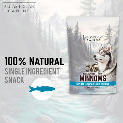 Minnows Freeze-Dried Dog Treats, 1.25-oz bag