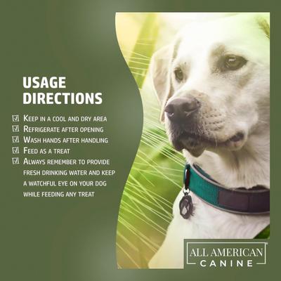 Golosinas de cecina de pato deshidratada para perros, 8 oz